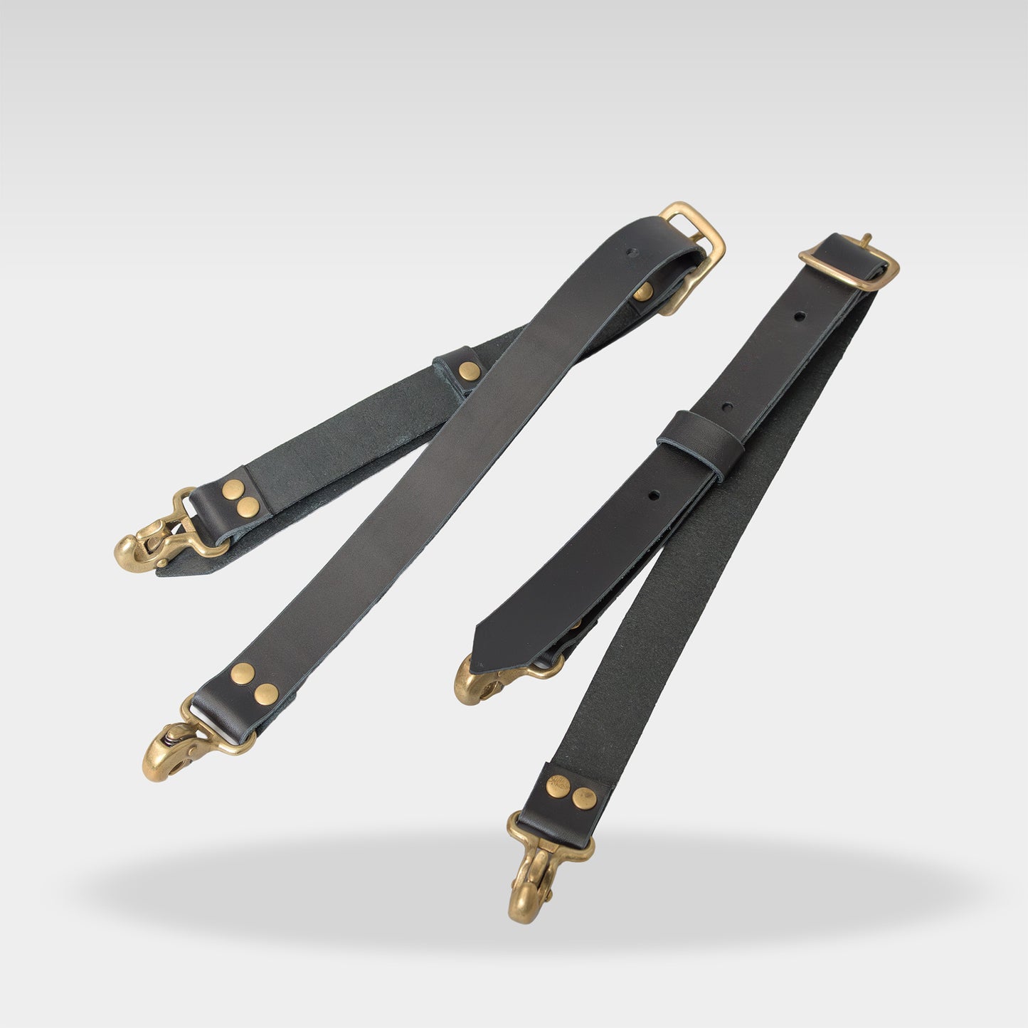 Gossipy Bunny（ゴシッピーバニー） HEX CODE（ヘックスコード）専用リュックストラップ（G-BR）。ショルダータイプをリュックに変形できる本革ベルト。国産ベジタブルタンニンレザー製で、経年変化を楽しめる日本製アクセサリーパーツ。