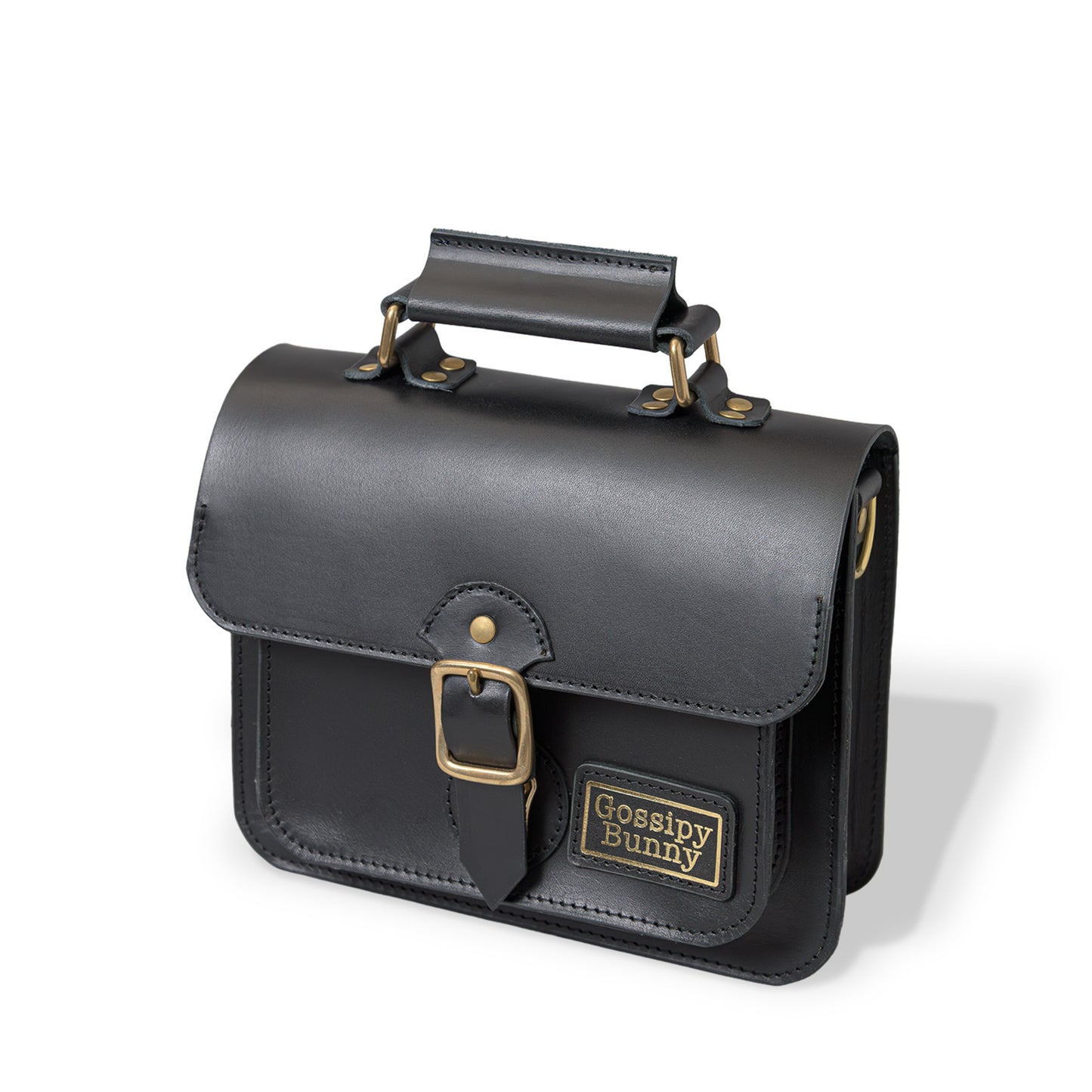 Roavan（ローバン） Gossipy Bunny（ゴシッピーバニー） Shinovy（シノヴィ） ミニサッチェルバッグ。国産牛革と真鍮パーツを使用し、軽くて上品な2way仕様の本革バッグ。普段使いからお出かけまで対応し、使うほどに味わいが深まるエイジングを楽しめます。