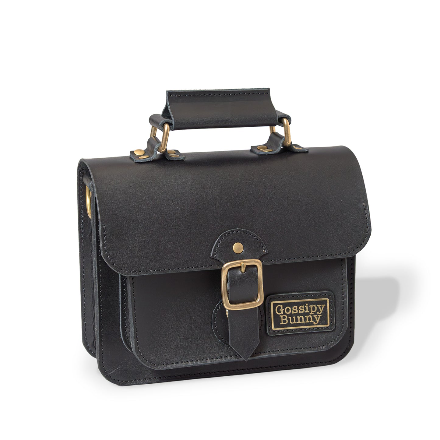 Roavan（ローバン） Gossipy Bunny（ゴシッピーバニー） Shinovy（シノヴィ） ミニサッチェルバッグ。国産牛革と真鍮パーツを使用し、軽くて上品な2way仕様の本革バッグ。普段使いからお出かけまで対応し、使うほどに味わいが深まるエイジングを楽しめます。